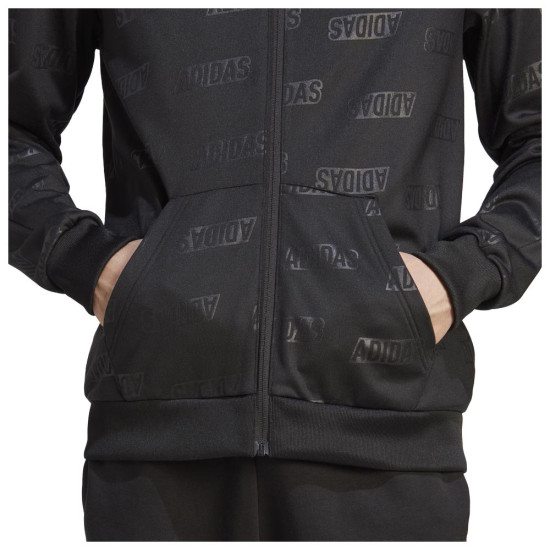 Adidas Ανδρική ζακέτα Embossed Polar Fleece Full-Zip Track Top